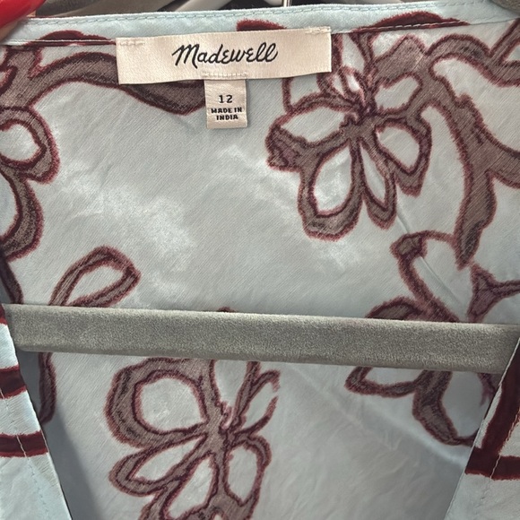 MADEWELL The cutaway vest top in floral and skirt size 12 set of two - Picture 11 of 15